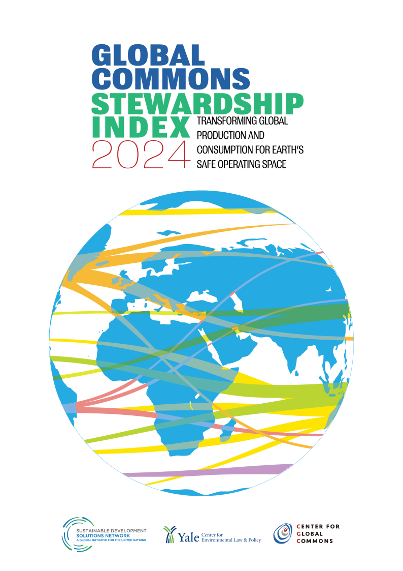 Cover of the Global Commons Stewardship Index 2024
